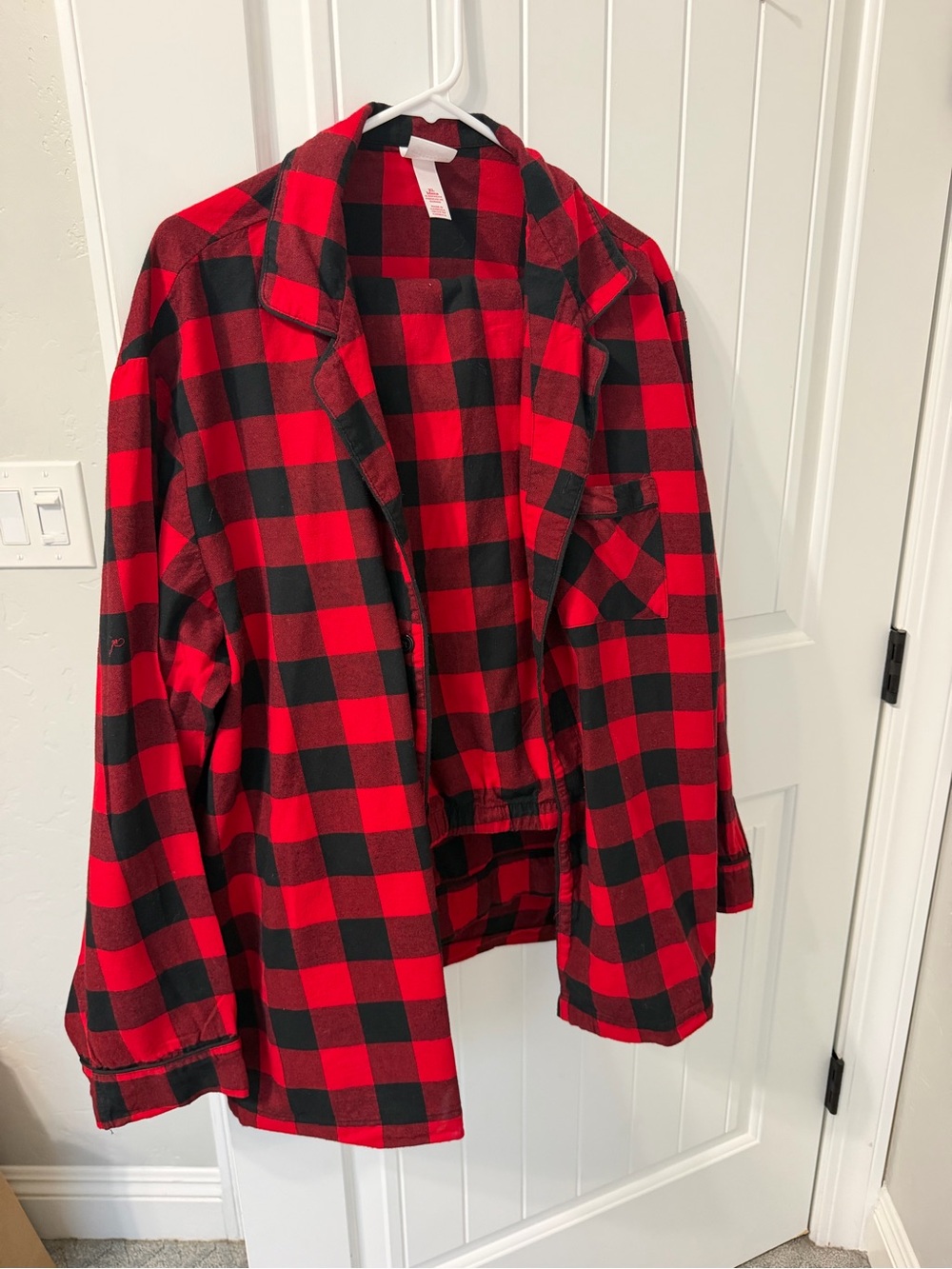 Red & Black Buffalo Plaid pajamas